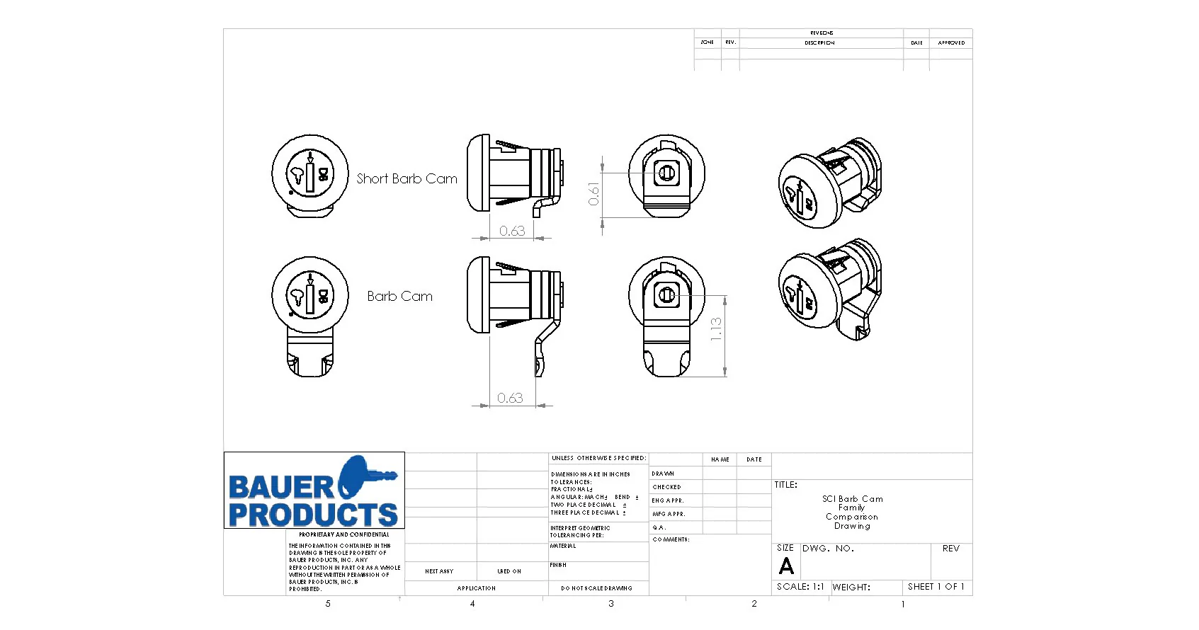 SCI Barb Cam Lock - Image 5